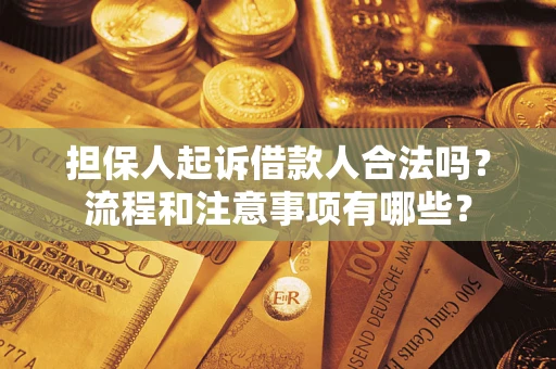北京担保人起诉借款人合法吗？流程和注意事项有哪些？