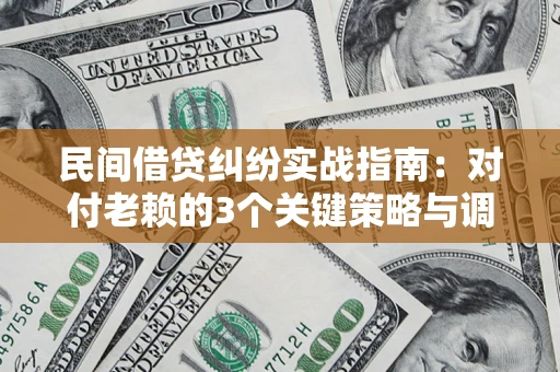 北京民间借贷纠纷实战指南：对付老赖的3个关键策略与调解盲区解析
