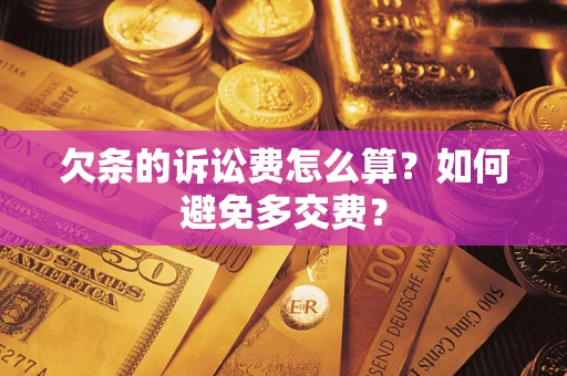 北京欠条的诉讼费怎么算？如何避免多交费？