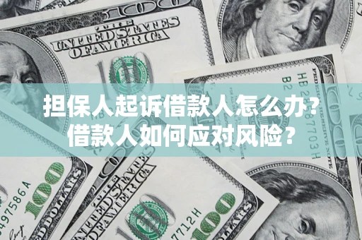 北京担保人起诉借款人怎么办？借款人如何应对风险？