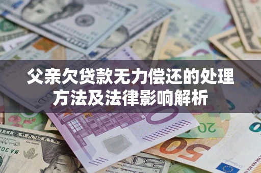 北京父亲欠贷款无力偿还的处理方法及法律影响解析