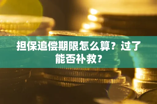 北京担保追偿期限怎么算？过了能否补救？
