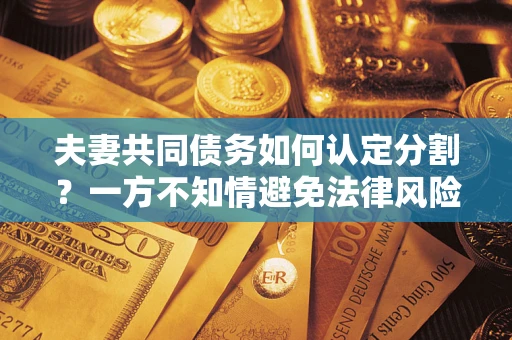 北京夫妻共同债务如何认定分割？一方不知情避免法律风险必看！